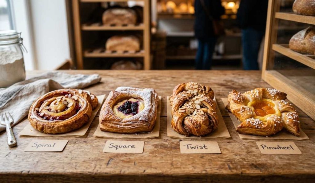 bentuk danish pastry 