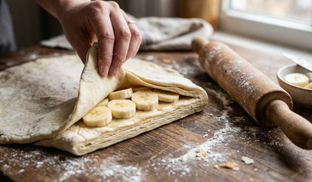 banana puff pastry