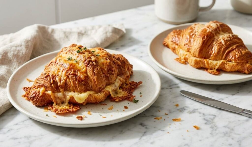 triple cheese croissant